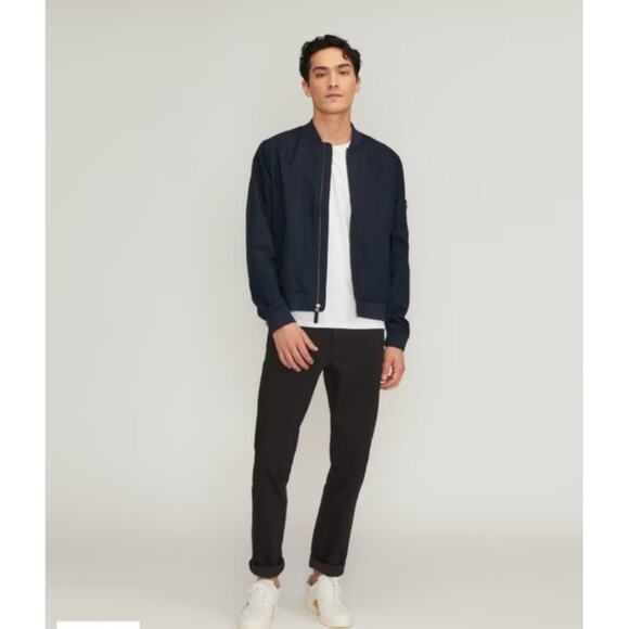 NWT Everlane Mens Slim 4-Way Stretch Organic Jean Black 32x30